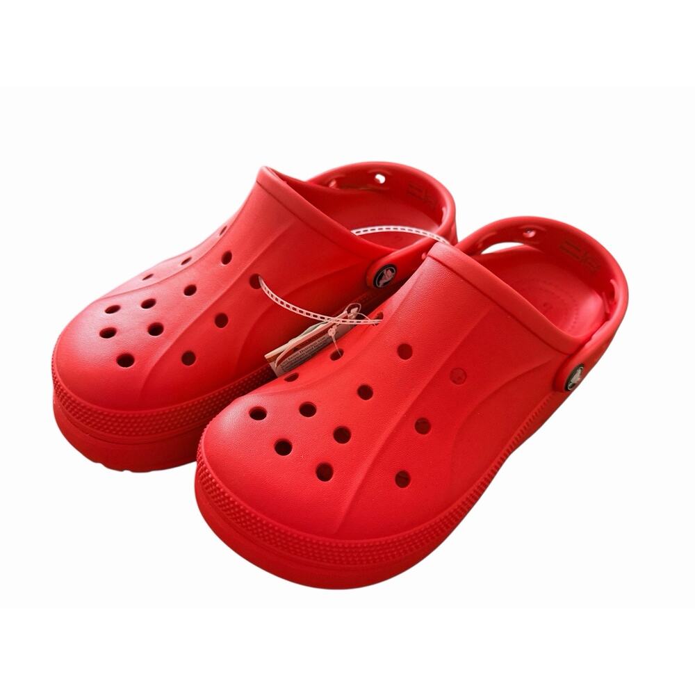NEW CROCS BELLA CLOG HIGH 210062-001 RED NWOB SIZE M7/W9 - Picture 7 of 7